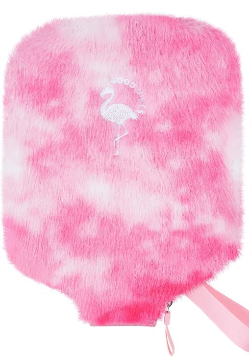 Big Crazy Pickleball Paddle Cover, Pickleball Paddle Case, Pickleball Paddle Covers for Paddle Protect, Bear Flamingo Pickleball Cover with Zipper, Pickleball Gift