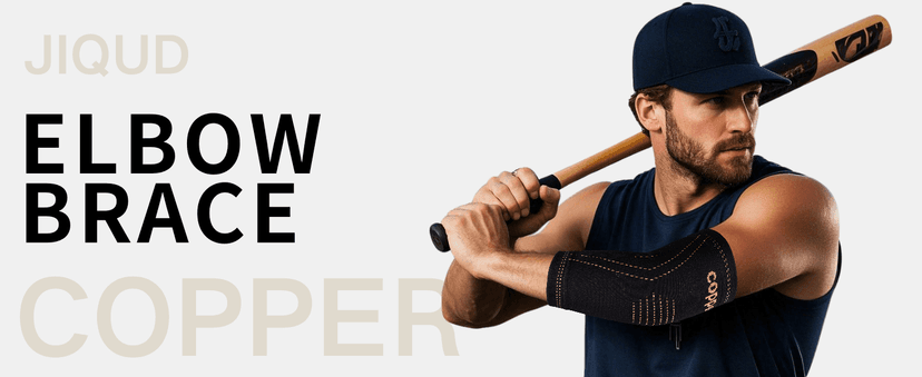 Elbow Brace for Tendonitis and Tennis Elbow for Women,Copper Elbow Compression Sleeve for Golfers Elbow Pain Relief | Arm Support Fit for Men Weight lifting Workouts, Recovery, Arthritis