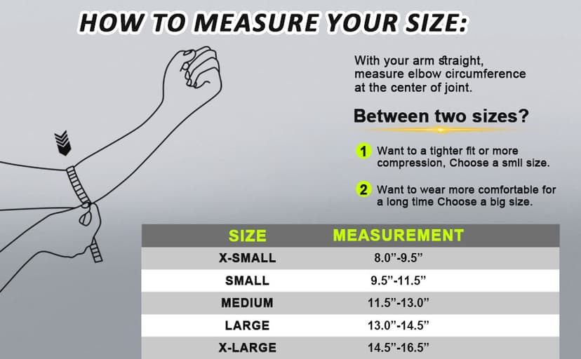 Copper Elbow Brace Compression Sleeves for Pain Relief Men Women, Arm Support Forearm Pads Braces for Tendonitis,Tennis, Golfers, Arthritis, Weight lifting