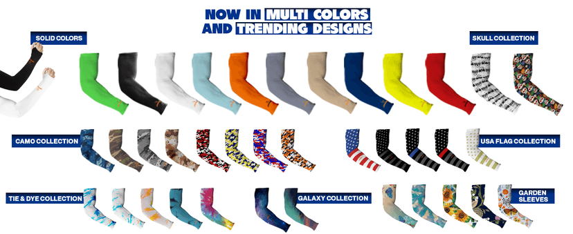 ARMORAY Arm Sleeves for Men or Women - Tattoo Cover Up - Cooling Sports Sleeve for Basketball Golf Football