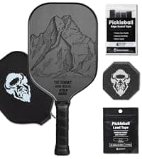 Carbon Graphite Pickleball Paddles - Lightweight Pickleball Rackets | Honeycomb Composite Core Improves Pickle Ball Placement and Increases Power | Durable Unibody Construction