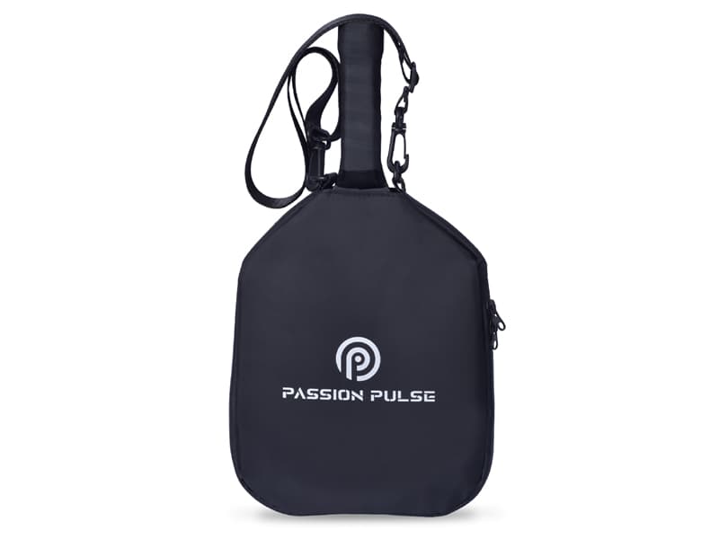 Pickleball Paddle Cover and Storage Bag With Pockets - Water Resistant Racket Sleeve for Standard & Extended Paddles