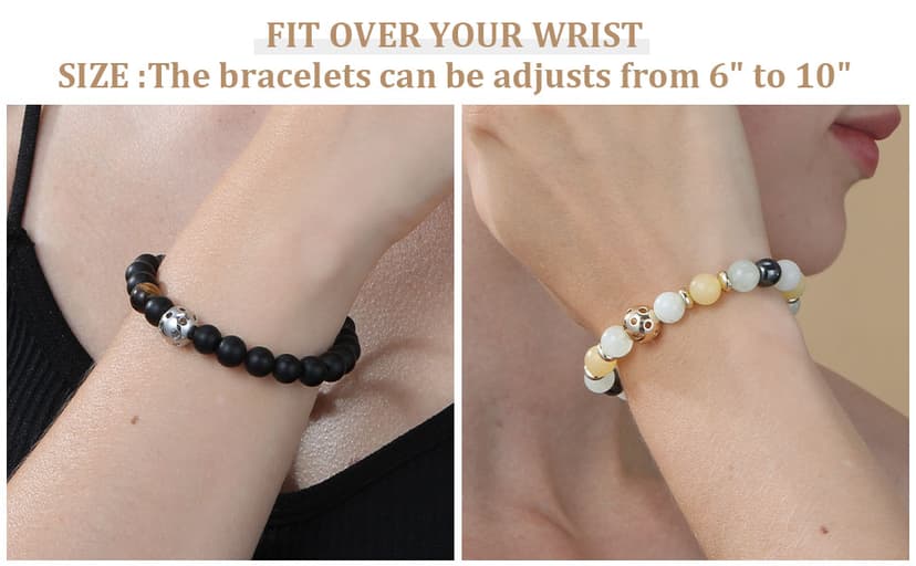 Bracelet Gifts for Pickleball Lovers - Women & Men, Bead Bracelet Accessories Jewelry