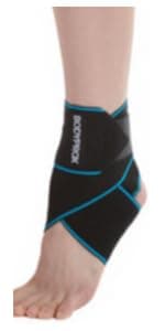 Bodyprox Ankle Support Brace, Breathable Neoprene Sleeve, Adjustable Wrap! (1 Pack)
