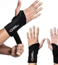 Copper Compression Advanced Wrist Brace - Copper Infused Adjustable Orthopedic Support Splint for Pain, Carpal Tunnel, Arthritis, Tennis Elbow, Tendinitis, RSI, Ganglion Cyst for Men Women Right S/M