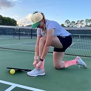 Pickleball Hat for Women Men, Adjustable Embroidered Heart Pickleball Baseball Cap