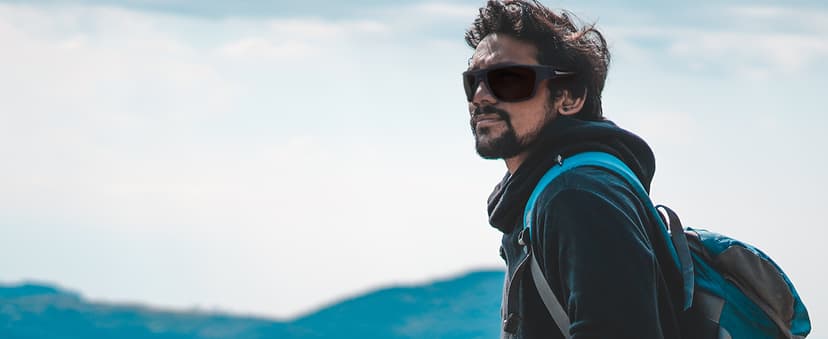 suoso Polarized Sports Sunglasses for Men: UV400 Protection Glasses Womens Wrap Around Goggles for Driving Fishing