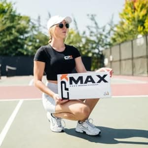 CPX MAX Black Raw Carbon Fiber T700 Pickleball Elongated Paddle Racket - Professional Grade, 14mm Core Thickness, Comfortable Tennis Style Grip - Durable Designed in Chicago, USA