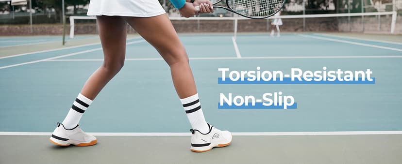 FitVille Wide Pickleball Shoes for Women Cloud-Like Lightweight Womens Tennis Shoes with Arch Support, Wide Toe Box Breathable Court Shoes for Racketball, Badminton