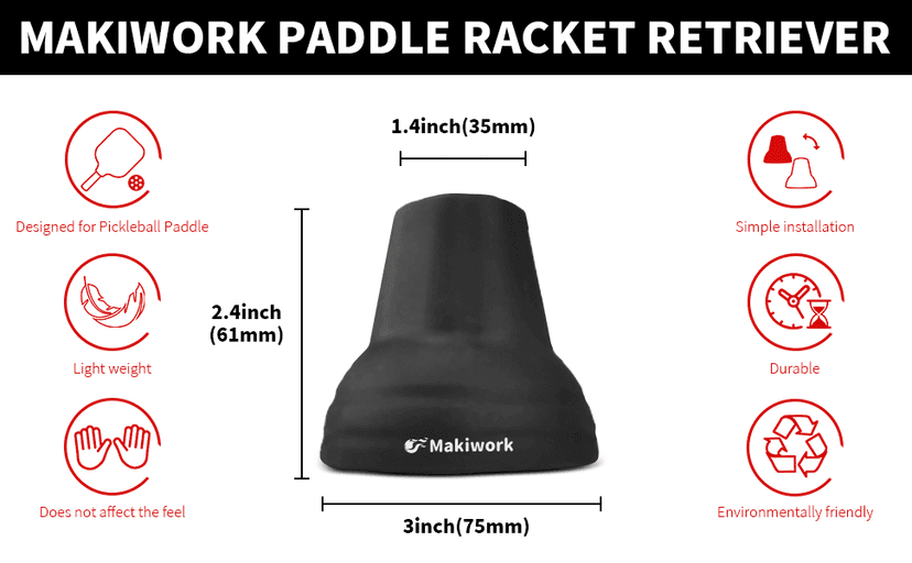 Pickleball Ball Retriever Silicone Pickleball Grabber and Picker