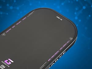 GARYE Pickleball Paddles, 16MM T700 Thermoformed Raw Carbon Fiber Pickleball Paddle, Great Grit & Spin, USAPA Approved PRO-XL Pickle Ball Rackets Set with Power, Control and Balance, 1 Cover