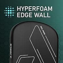 JOOLA Solaire Professional Pickleball Paddle with Carbon Friction Surface - Ideal Combination of Spin, Power, & Control - Pickleball Racket with Reactive Polypropylene Honeycomb Core 14mm