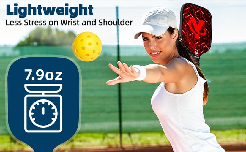 Pickleball Paddles, USAPA Approved Pickleball Paddle Set of 4, Fiberglass Surface Pickleball Set, 4 Pickleball Balls, 4 Cooling Towels, Pickleball Bag, Pickle Ball Paddle for Men Women