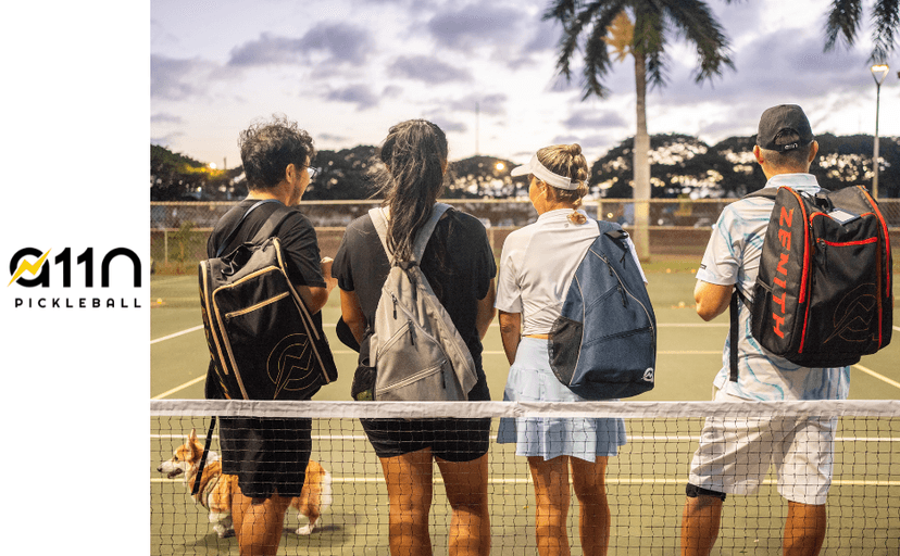 A11N SPORTS Pickleball Bag, Reversible Crossbody Sling Bag/Backpack for Women Men