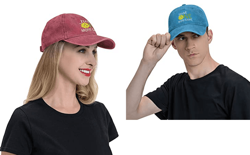 NVJUI JUFOPL Embroidered Pickleball Hat for Men Women, Funny Baseball Cap