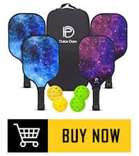 DULCE DOM Pickleball Paddles Set of 2/4 - USAPA Approved, Fiberglass Surface Pickleball Racket with 4 Indoor Outdoor Pickleball Balls and Pickleball Bag, Ideal Training Equipment Gift for Men & Women