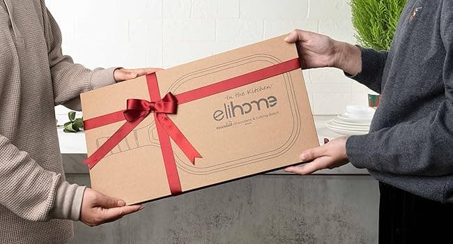 Pickleball Charcuterie & Cutting Board, Pickleball Gifts for Women Men, Wood Fiber 16 x 8.5, Paddle Shape with Handle, Dishwasher Safe, Reversible Design, Juice Groove "Just One More Game"