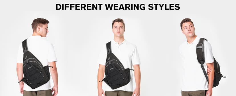 G4Free Pickleball Bag, Crossbody Sling Bag for Men Women, Pickleball Backpack, Pickle Ball Paddle Bag Gifts for Sports