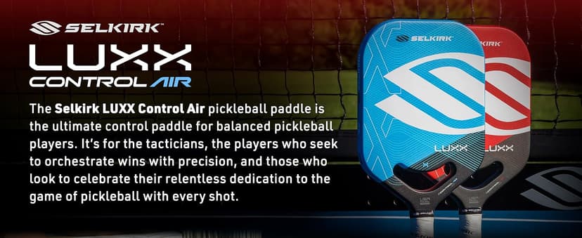 Selkirk Sport LUXX Control Pickleball Paddle | Carbon Fiber Paddle with Polypropylene X7 Core | Designed for Unmatched Control and Added Power