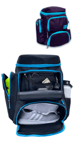 Pickleball Bag for Men and Women - Fits 2 to 4 Paddles - Shoe Compartment, Fence Hook, Storage Pockets for Water Bottles, Pickleballs, Clothing, Racquet/Paddle Storage - Pickle Ball Backpack