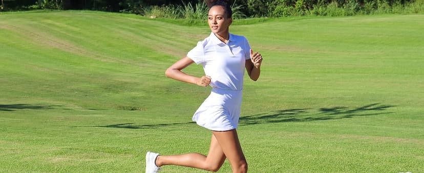 SANTINY Pleated Tennis Skirt for Women with 4 Pockets Women's High Waisted Athletic Golf Skorts Skirts for Running Casual