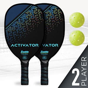 Franklin Sports Pickleball Paddle and Ball Set - Wooden Pickleball Rackets + Pickleballs - Activator - USA Pickleball (USAPA) Approved