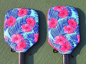 Pickleball Paddle Sleeve | Canvas Cover with Padding and Zipper | Protective Paddle Case for Rackets | Lightweight Pickleball Holder for Storage | Cover Only | Elongated & Standard Size