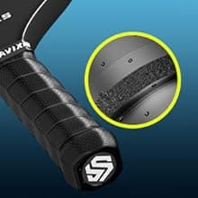 Pickleball Paddles Set of 2 USAPA Approved T700 Raw Carbon Fiber Pickleball Paddle, Friction Surface Pickleball Rackets with 4 Balls 1 Pickleball Bag, Pickle Ball Paddle Set for Men and Women