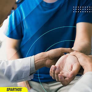 Sparthos Wrist Support Sleeves (Pair) – Medical Compression for Carpal Tunnel and Wrist Pain Relief – Wrist Brace for Men and Women – Made from Innovative Breathable Elastic Blend