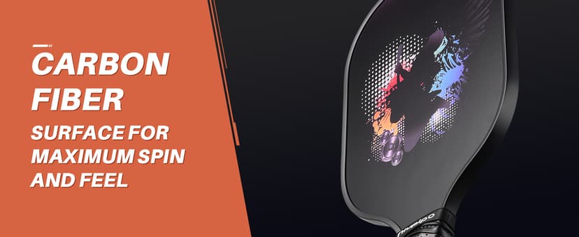 niupipo Pickleball Paddles Set of 2/4/1, USAPA Approved Graphite Carbon Fiber Pickleball Rackets, Polypropylene Honeycomb Core, Cushion 4.72In Grip, Bag/Cover, Pickle Ball Paddle Set for Men Women