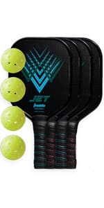 Franklin Sports Beginner Pickleball Sets - 2 + 4 Player Sets - Aluminum Paddles + X-40 Pickleballs - USA Pickleball (USAPA) Approved