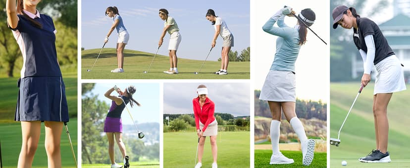 Oyamiki Women's Active Athletic Skort Lightweight Tennis Skirt Perfect for Running Training Sports Golf