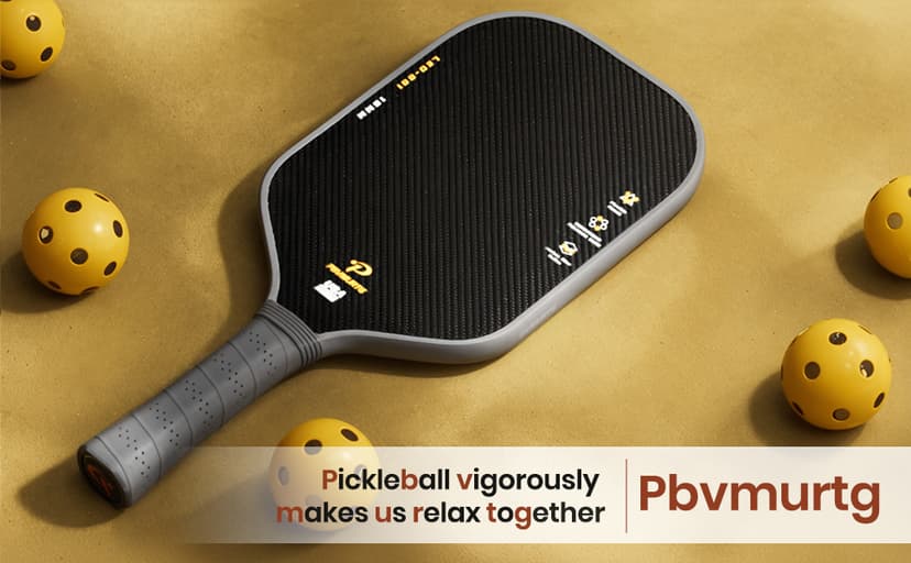Leo Series Carbon Fiber Pickleball Paddle – 16mm Roar-Powered Core for Dominance & Precision, USAPA Approved Thermoformed Pickleball Paddles, T700&3K Raw Carbon Fiber Pickleball Racket.
