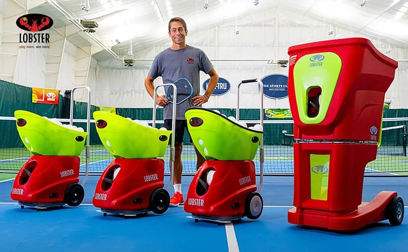 Pickleball Machine – Full-Featured – Adjustable Topspin, Backspin, & Lobs, Random Oscillation, Ball Speed (20-60MPH), Lightweight & Portable, Holds 125 Balls, with Multi-Function Remote