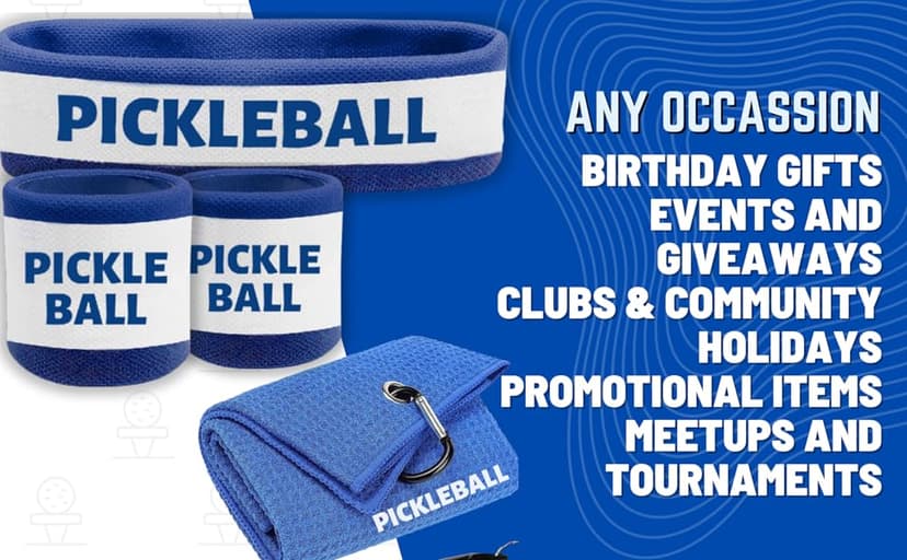 Pickle Ball Sweatbands Headband Pickleball Players Lovers Gifts for Men Women Accessories Boys and Girls Teens