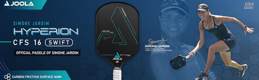 JOOLA Professional Pickleball Paddles – Raw Carbon Fiber Surface – Built for Spin, Speed & Control – Hyperion, Solaire, Perseus & Scorpeus – Swift & Standard Models – USAP Approved – Tournament-Level