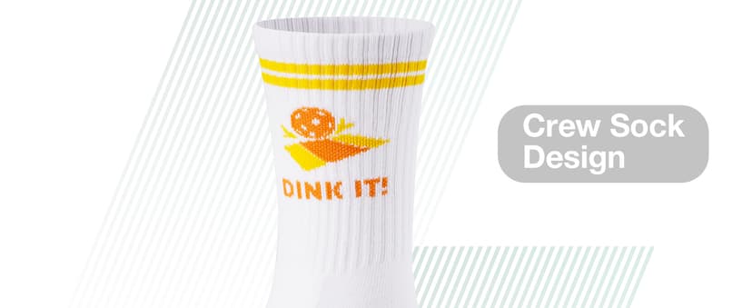 Newluck Pickleball Socks Sport,Running,Calf,Compression,Apparel,Performance Cushione,Breathable,Crew Sock for Men Women(3Pairs)