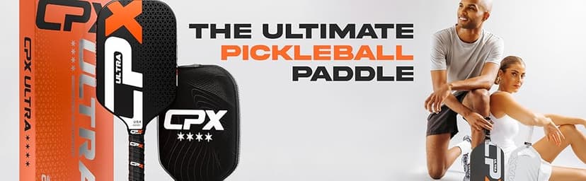 CPX Ultra Series Kevlar Friction Surface Pickleball Paddle - 16mm Polypropylene Honeycomb Core, Lightweight for Speed