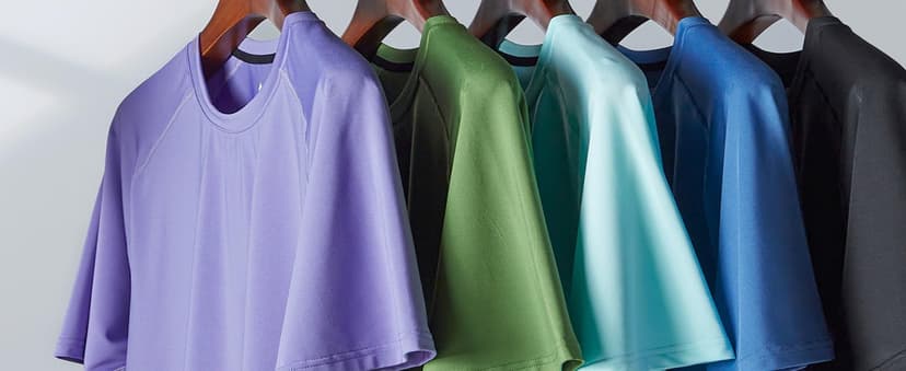 5 Pack Men’s Active Quick Dry Crew Neck T Shirts | Athletic Running Gym Workout Short Sleeve Tee Tops Bulk