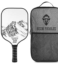 Carbon Graphite Pickleball Paddles - Lightweight Pickleball Rackets | Honeycomb Composite Core Improves Pickle Ball Placement and Increases Power | Durable Unibody Construction
