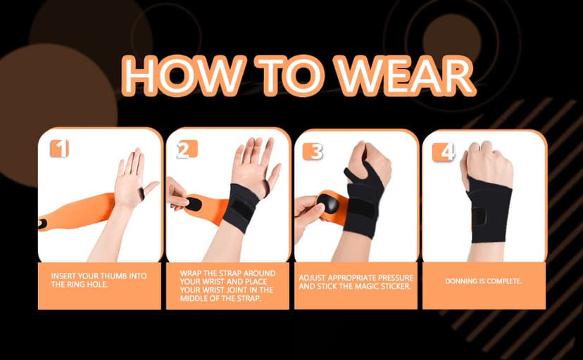 Wrist Brace,Wrist Support for Carpal Tunnel Pain Relief,Ulnar Wrist Brace Ultra-Thin Elastic for Tear,Wrist wraps Repetitive Wrist Use Injury,Fits Both Wrists