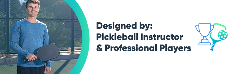The Official Dink Pad by Enhance Pickleball - Pickleball Rebounder Training Aid - Practice Your Dinks and Improve Your Pickleball Game - Transform Any Wall into a Pickleball Court and Net