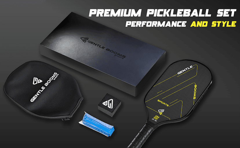 Pickleball Paddles,3K Raw T700 Carbon Fiber Pickleball Paddle with High Grit & Spin,Aerospace-Grade Ultra-Light Titanium-Aluminum Honeycomb Core & Face,The Pickleball Rackets for Novice & Pro Players
