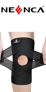NEENCA Knee Braces for Knee Pain Relief, Compression Knee Sleeves with Patella Gel Pad & Side Stabilizers, Knee Support for Weightlifting, Running, Workout, Arthritis, Meniscus Tear, Men Women. ACE-53