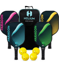 Helium Pro Carbon Fiber Pickleball Paddles - USAPA Certified - High-Spin Texture, Lightweight Honeycomb Core
