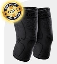 CAMBIVO 2 Pack Knee Braces for Women and Men, Patella Knee Support Strap, Basketball, Running, Hiking, Volleyball, Tennis, Squats