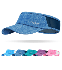 Sukeen Sports Sun Visor Men Women Lightweight Packable Cooling Stretchy Visor Hat for Running, Tennis, Golf