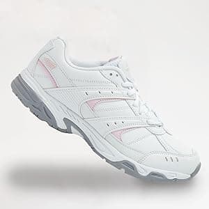 Avia Verge Womens Sneakers - Tennis, Court, Cross Training, or Pickleball Shoes for Women, Classic Black or Walking White Sneakers with Arch Support, Wide Width or Medium