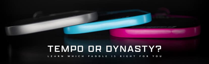 Franklin Sports Pro Pickleball Paddles - FS Tour Series Raw Carbon Fiber T700 - USA Pickleball Approved - Unibody Epoxy Resin Injected Edge - Dynasty + Tempo - 14mm/16mm Core - Gray, Blue + Pink