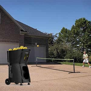 PP Smart PRO Pickleball Machine - 85+ Ball Capacity, 4-6hr Battery, 20-120km/h Speed, 26M Range, App & Remote Control, 5-45° Angle - Perfect for Training, Club & School Coaching